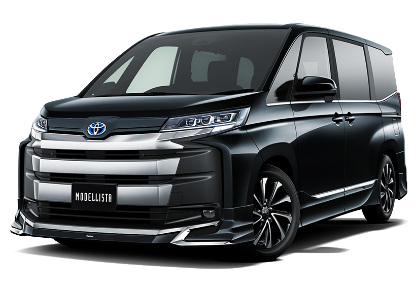 [MODELLISTA]  (フロント / リア / サイド3点（2点）セット) 黒 フロント画像