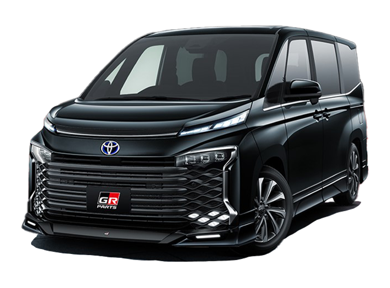 [TOYOTA GAZOO Racing]  (フロント / リア / サイド3点（2点）セット) 黒 フロント画像