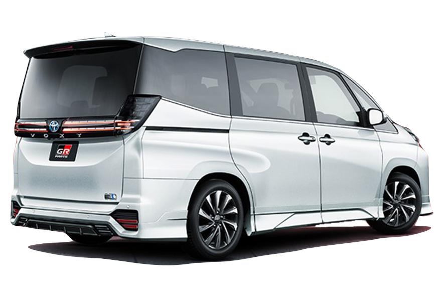 [TOYOTA GAZOO Racing]  (フロント / リア / サイド3点（2点）セット) 白 リア画像