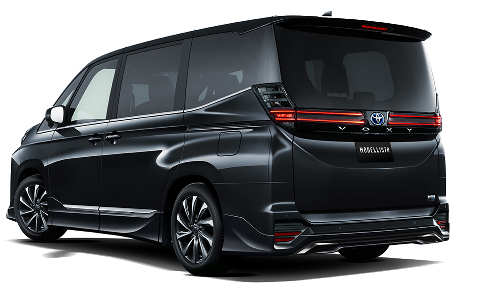 [MODELLISTA]  (フロント / リア / サイド3点（2点）セット) 黒 リア画像