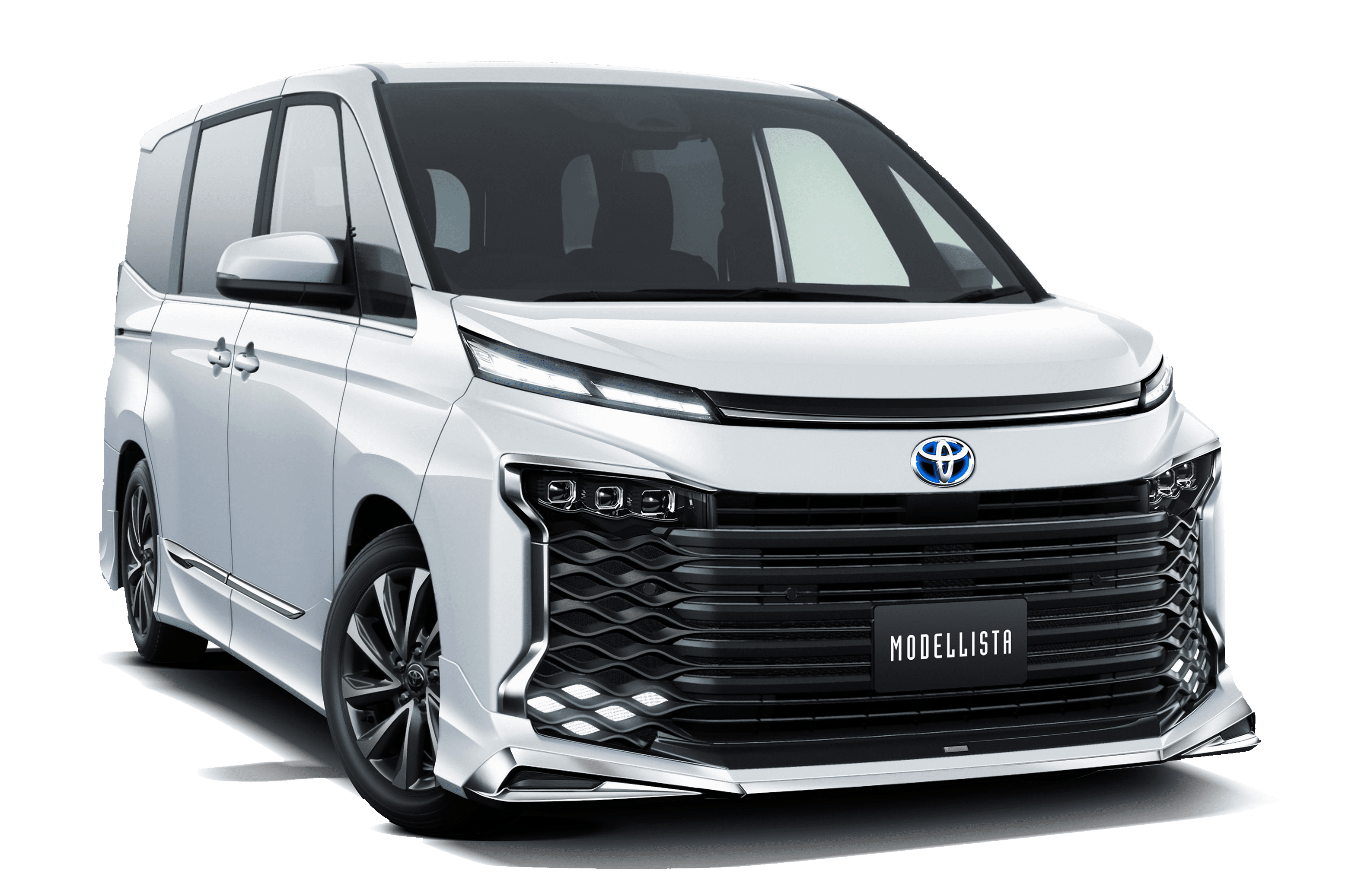 [MODELLISTA]  (フロント / リア / サイド3点（2点）セット) 白 フロント画像