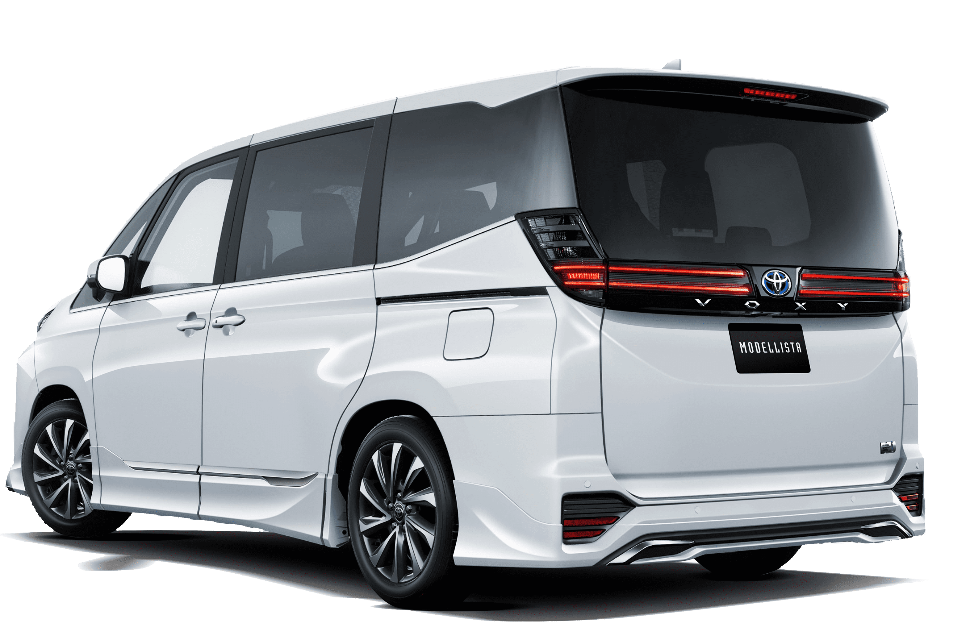 [MODELLISTA]  (フロント / リア / サイド3点（2点）セット) 白 リア画像