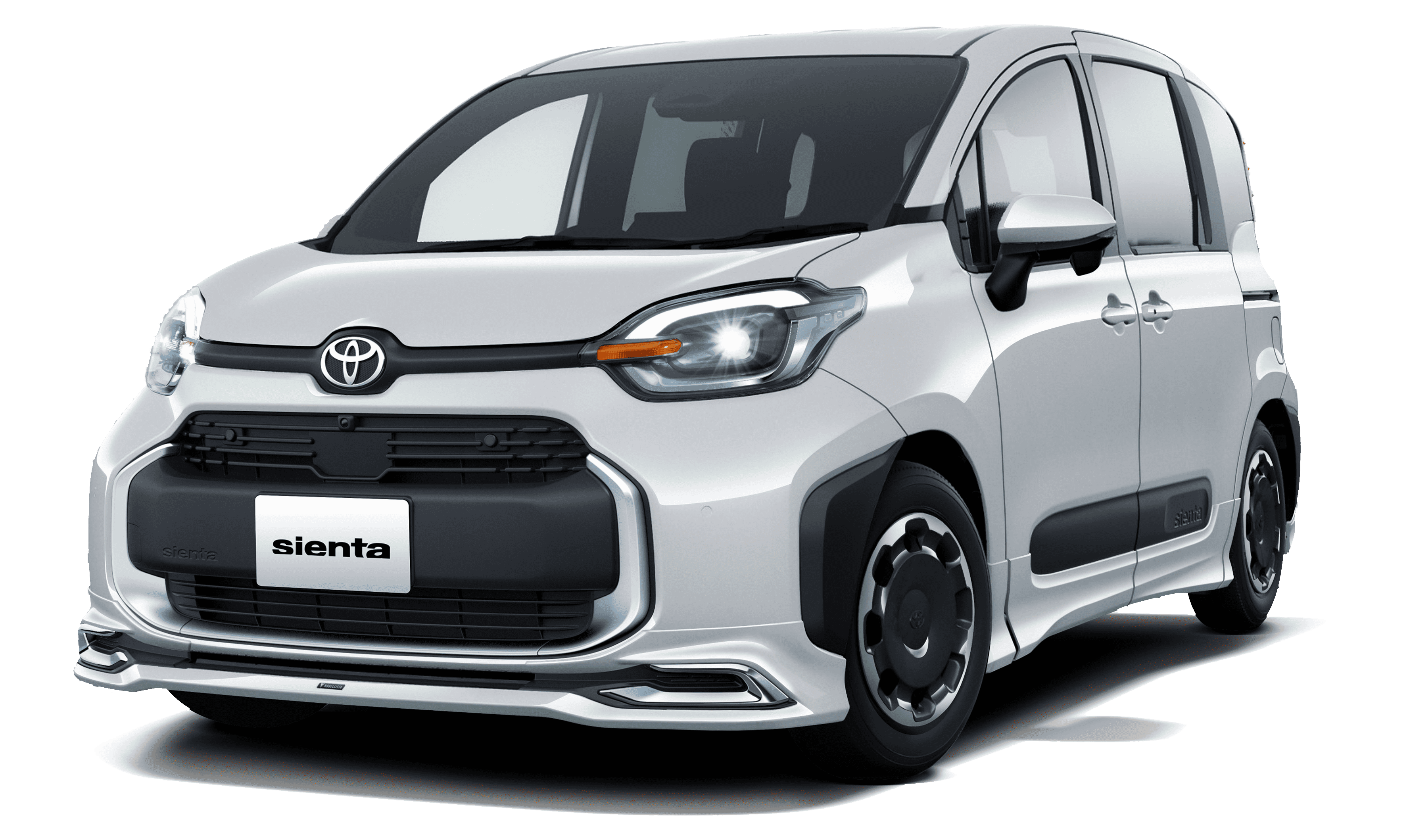 [MODELLISTA] BRIGHT TECH ELEGANCE (フロント / リア / サイド3点（2点）セット) 白 フロント画像