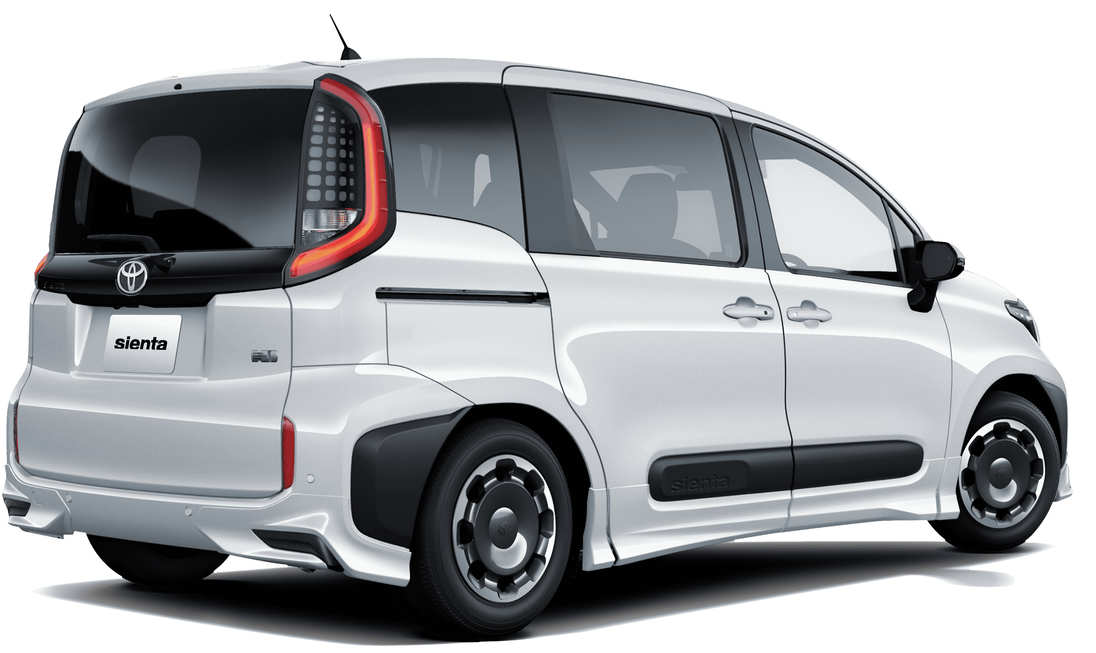 [MODELLISTA] BRIGHT TECH ELEGANCE (フロント / リア / サイド3点（2点）セット) 白 リア画像