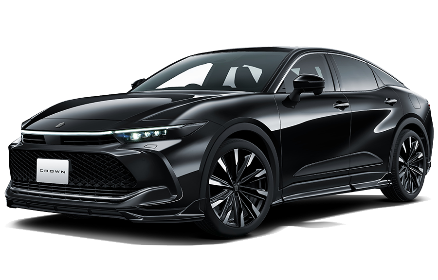 [TOYOTA GAZOO Racing] VOGUISH AERODYNAMICS (フロント / リア / サイド3点（2点）セット) 黒 フロント画像