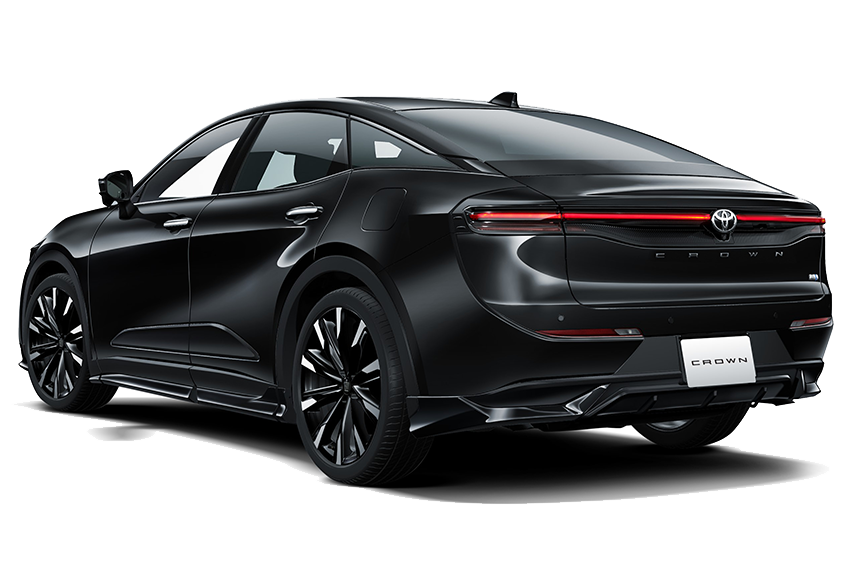 [TOYOTA GAZOO Racing] VOGUISH AERODYNAMICS (フロント / リア / サイド3点（2点）セット) 黒 リア画像