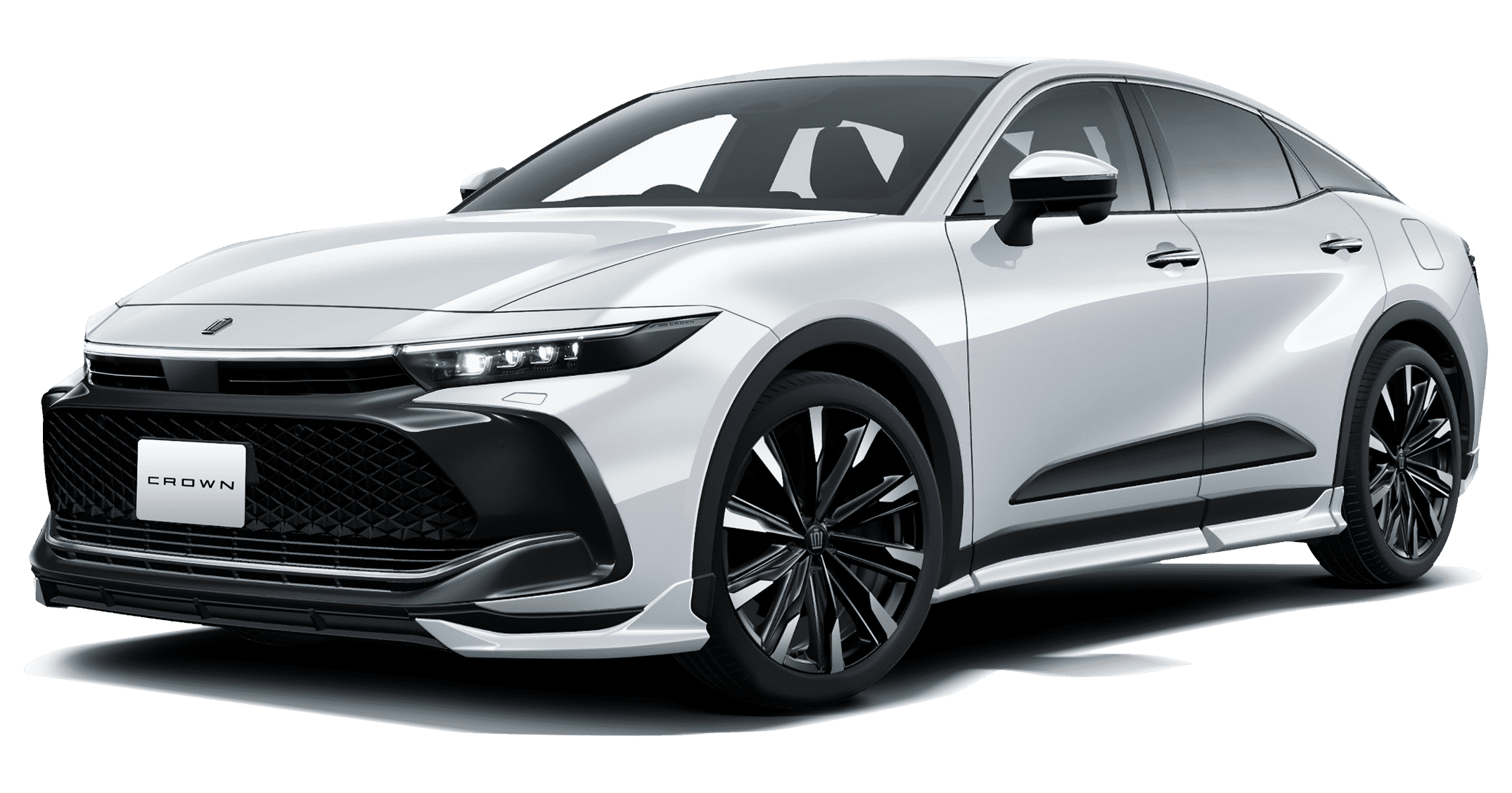 [TOYOTA GAZOO Racing] VOGUISH AERODYNAMICS (フロント / リア / サイド3点（2点）セット) 白 フロント画像