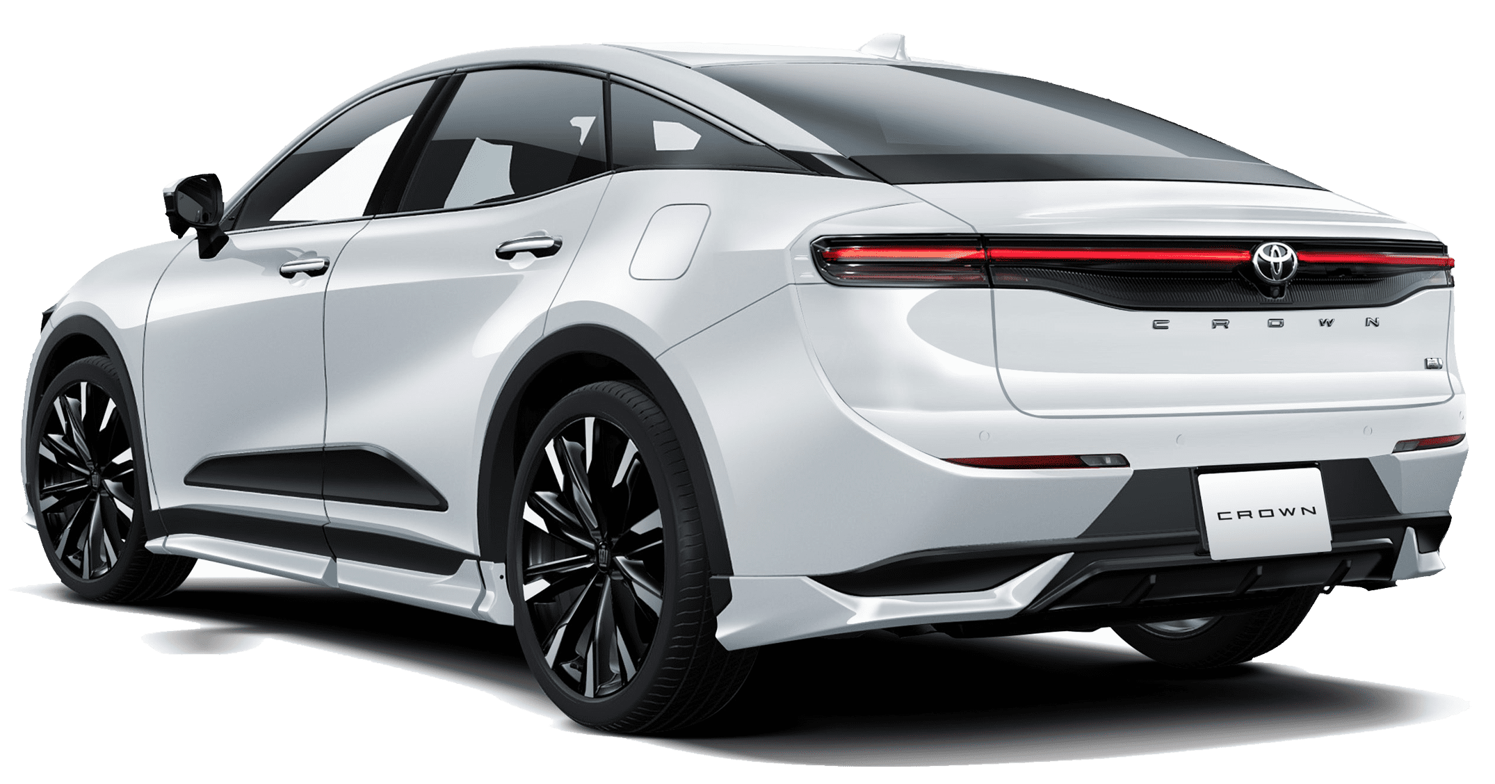 [TOYOTA GAZOO Racing] VOGUISH AERODYNAMICS (フロント / リア / サイド3点（2点）セット) 白 リア画像