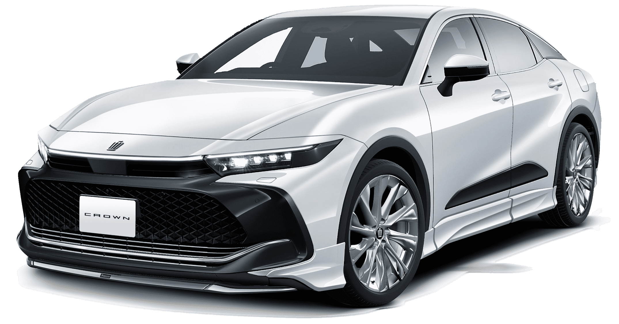 [MODELLISTA] BRILLIANT FORCE (フロント / リア / サイド3点（2点）セット) 白 フロント画像