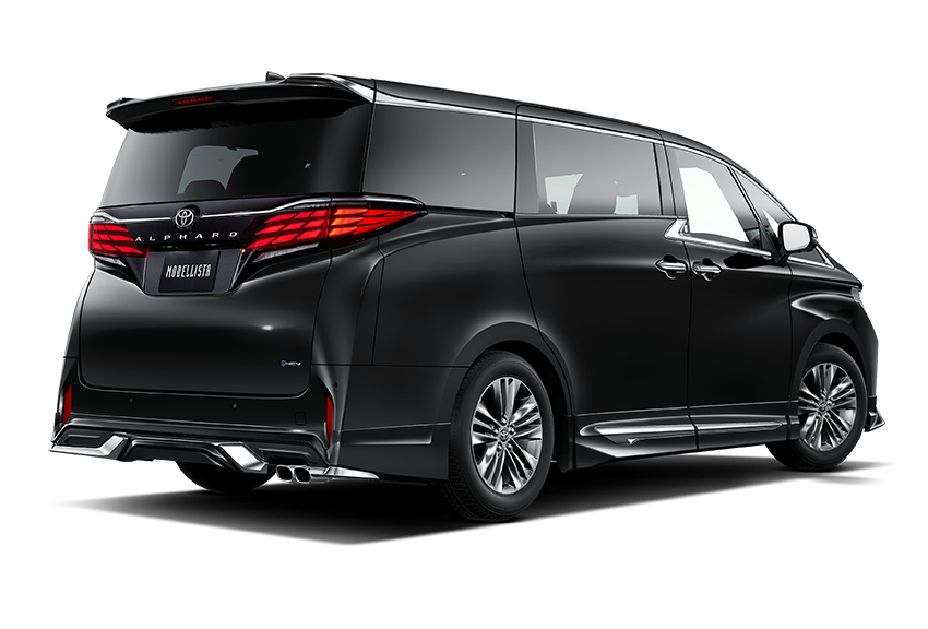 [MODELLISTA] MODELLISTA REGAL DIGNITY STYLE (フロント / リア / サイド3点（2点）セット) 黒 リア画像