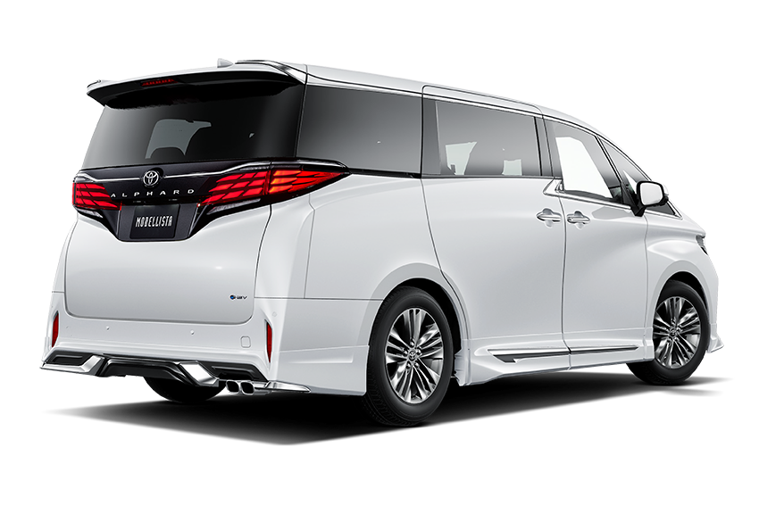 [MODELLISTA] MODELLISTA REGAL DIGNITY STYLE (フロント / リア / サイド3点（2点）セット) 白 リア画像