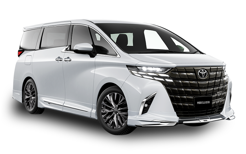 [MODELLISTA] MODELLISTA BRIGHT NOBLE STYLE (フロント / リア / サイド3点（2点）セット) 白 フロント画像