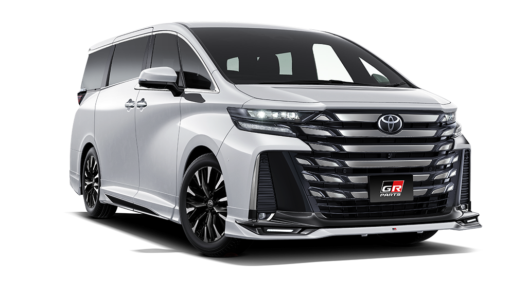 [TOYOTA GAZOO Racing]  (フロント / リア / サイド3点（2点）セット) 白 フロント画像