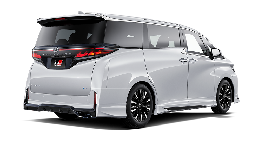 [TOYOTA GAZOO Racing]  (フロント / リア / サイド3点（2点）セット) 白 リア画像