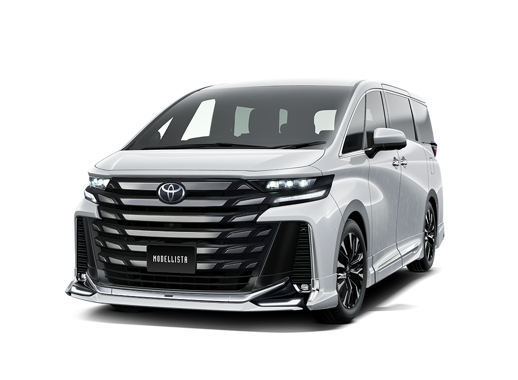 [MODELLISTA] MODELLISTA BEAST RAZOR STYLE (フロント / リア / サイド3点（2点）セット) 白 フロント画像