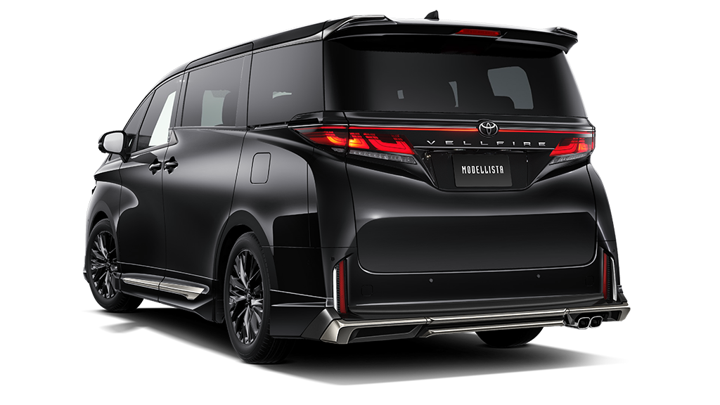 [MODELLISTA] MODELLISTA BEAST RAZOR STYLE for Z Premier (フロント / リア / サイド3点（2点）セット) 黒 リア画像