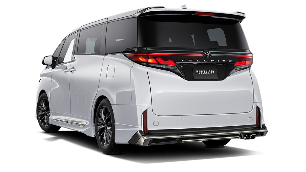 [MODELLISTA] MODELLISTA BEAST RAZOR STYLE for Z Premier (フロント / リア / サイド3点（2点）セット) 白 リア画像