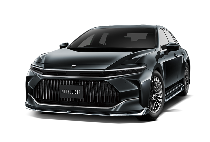 [MODELLISTA]  (フロント / リア / サイド3点（2点）セット) 黒 フロント画像