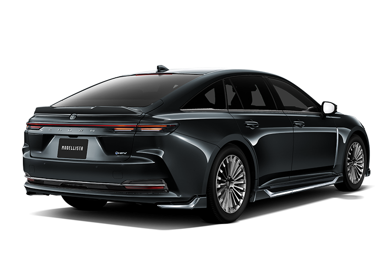 [MODELLISTA]  (フロント / リア / サイド3点（2点）セット) 黒 リア画像