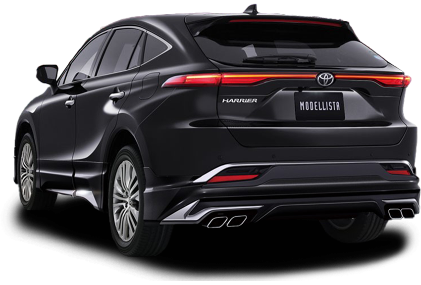 [MODELLISTA] MODELLISTA GRAN BLAZE STYLE (フロント / リア / サイド3点（2点）セット) 黒 リア画像