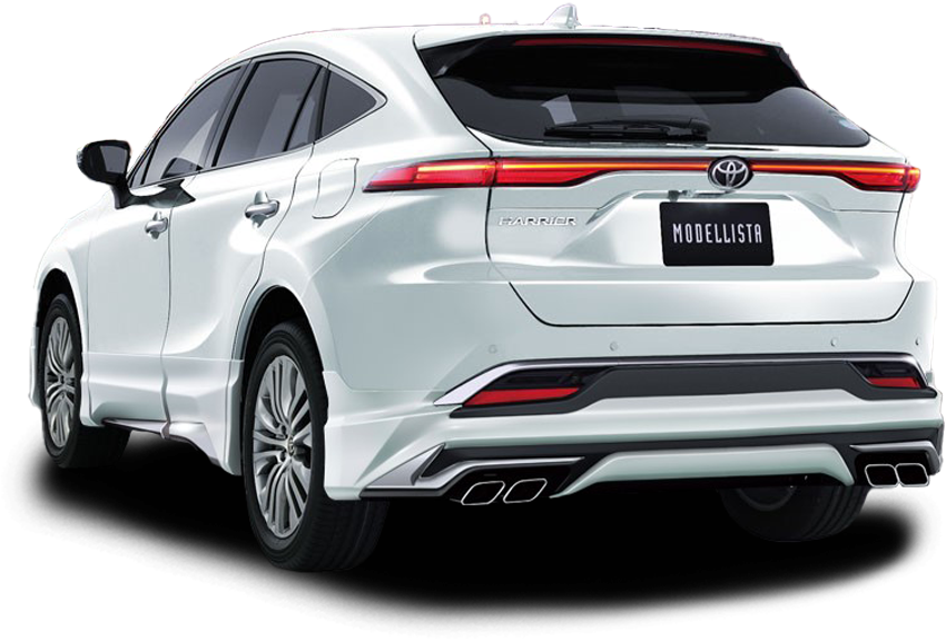 [MODELLISTA] MODELLISTA GRAN BLAZE STYLE (フロント / リア / サイド3点（2点）セット) 白 リア画像