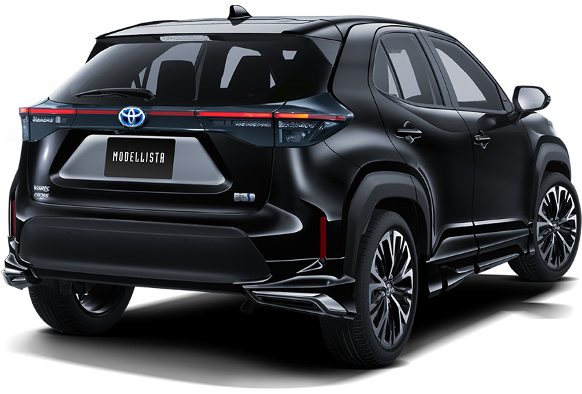 [MODELLISTA] MODELLISTA ELEGANT ICE STYLE (フロント / リア / サイド3点（2点）セット) 黒 リア画像