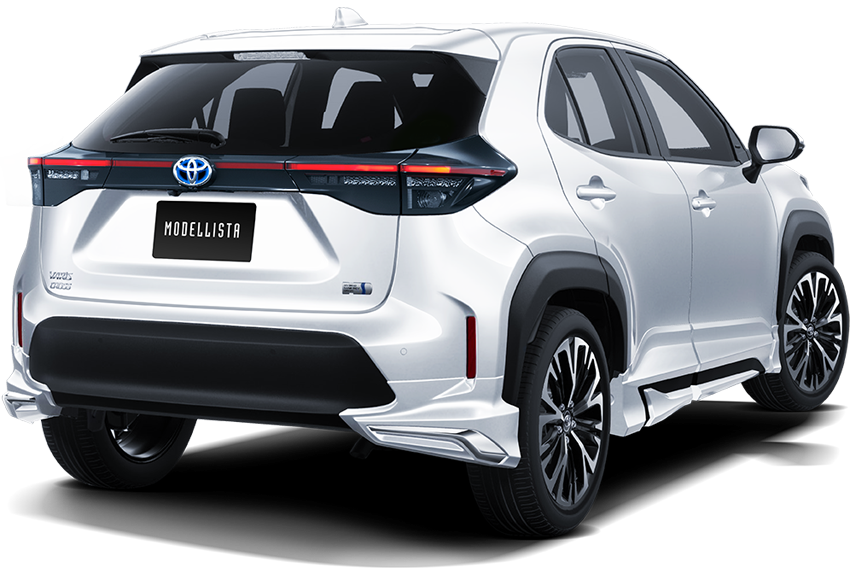 [MODELLISTA] MODELLISTA ELEGANT ICE STYLE (フロント / リア / サイド3点（2点）セット) 白 リア画像