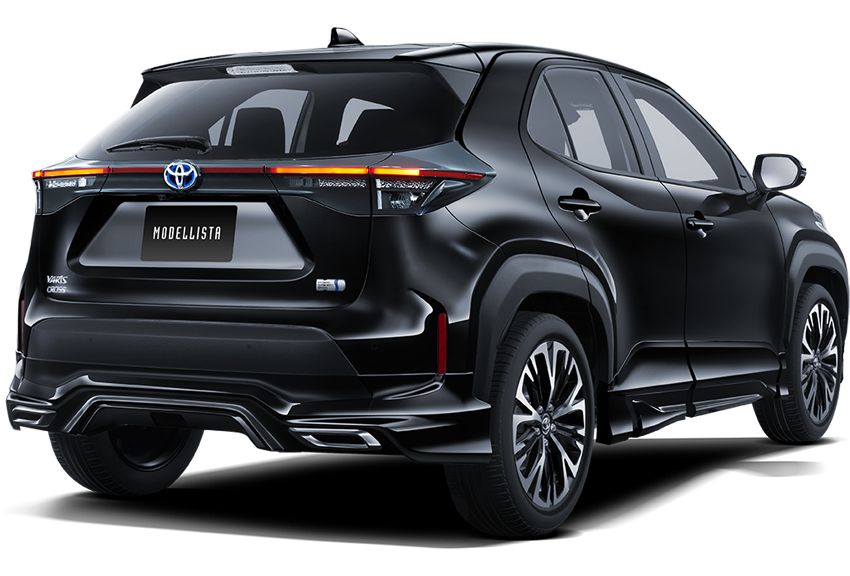 [MODELLISTA] MODELLISTA ADVANCE ROBUST STYLE (フロント / リア / サイド3点（2点）セット) 黒 リア画像