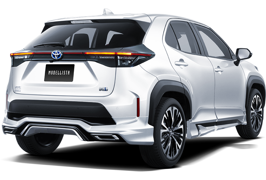 [MODELLISTA] MODELLISTA ADVANCE ROBUST STYLE (フロント / リア / サイド3点（2点）セット) 白 リア画像