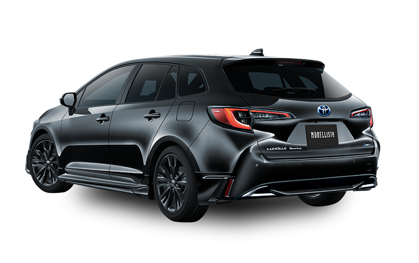 [MODELLISTA]  (フロント / リア / サイド3点（2点）セット) 黒 リア画像