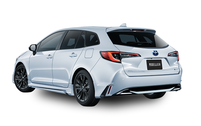 [MODELLISTA]  (フロント / リア / サイド3点（2点）セット) 白 リア画像