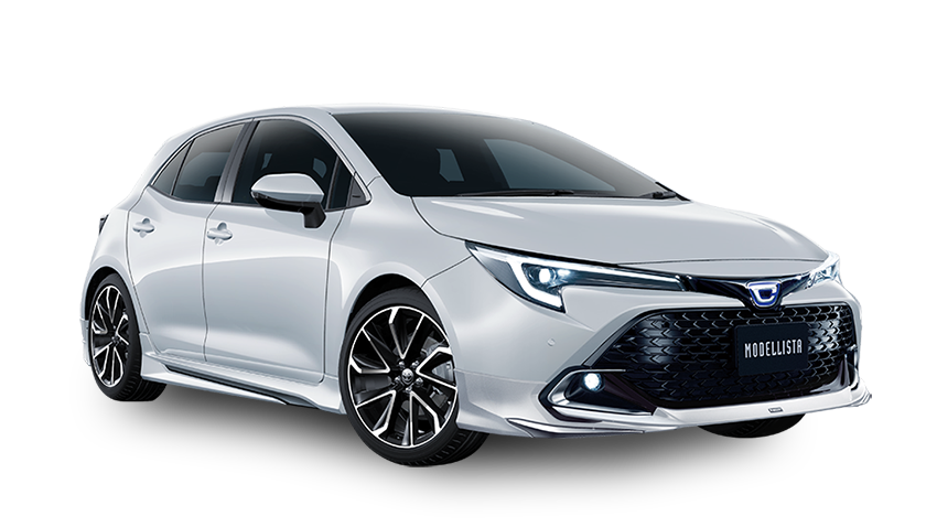 [MODELLISTA]  (フロント / リア / サイド3点（2点）セット) 白 フロント画像