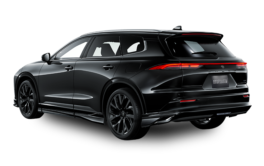 [MODELLISTA] SMART ELEGANCE (フロント / リア / サイド3点（2点）セット) 黒 リア画像