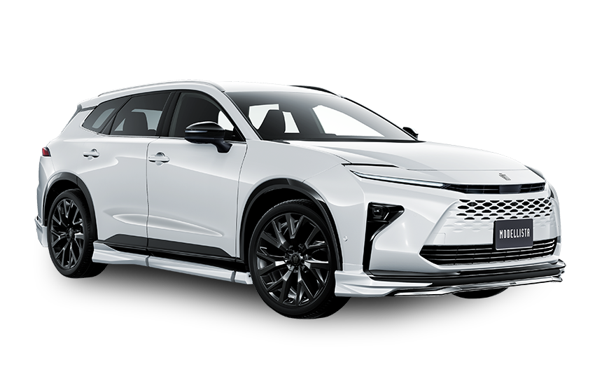 [MODELLISTA] SMART ELEGANCE (フロント / リア / サイド3点（2点）セット) 白 フロント画像