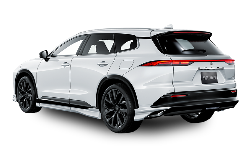 [MODELLISTA] SMART ELEGANCE (フロント / リア / サイド3点（2点）セット) 白 リア画像